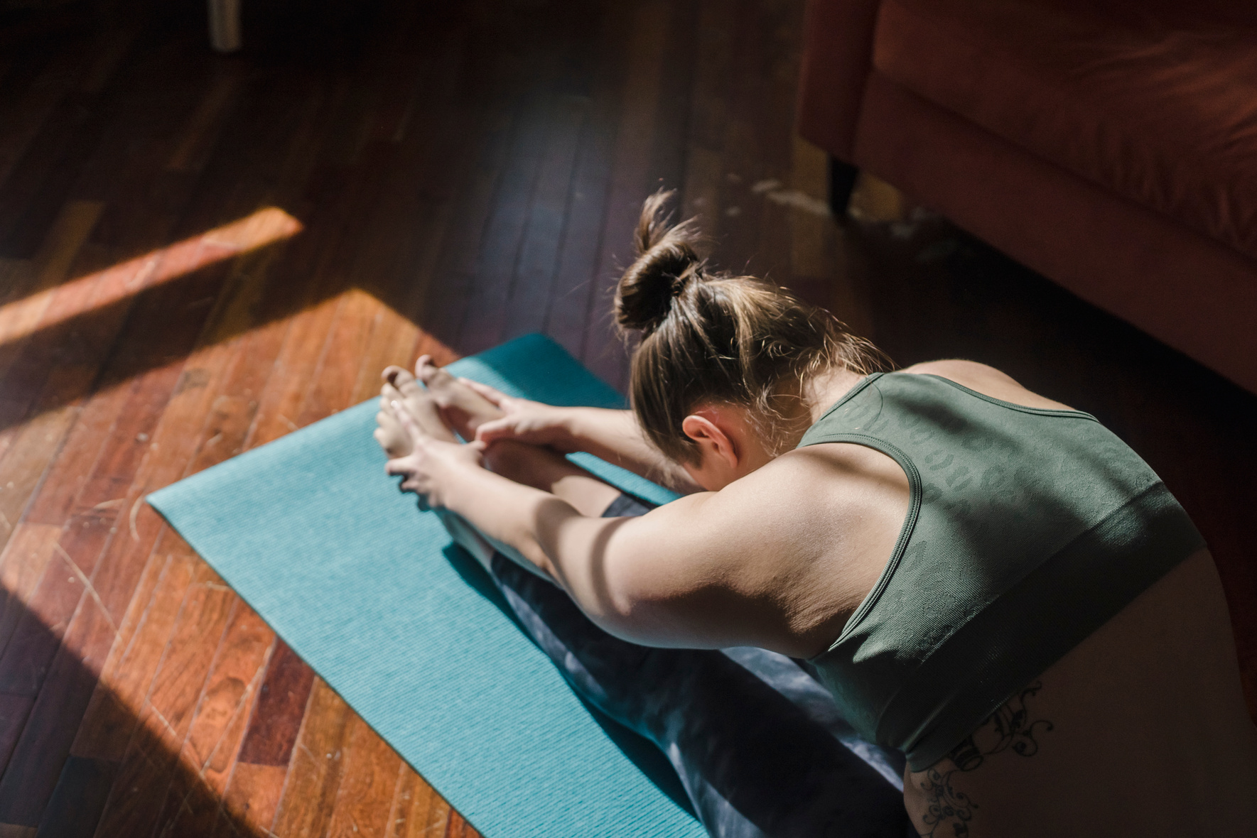 Woman Doing Yoga